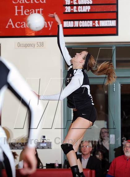 Thumbnail 1 in La Salle @ Flintridge Sacred Heart (CIF SS D1A Semifinal) photogallery.