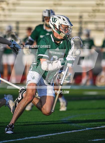 Thumbnail 3 in Wesleyan vs. Westminster (GHSA 1A-4A Championship) photogallery.