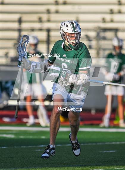 Thumbnail 2 in Wesleyan vs. Westminster (GHSA 1A-4A Championship) photogallery.
