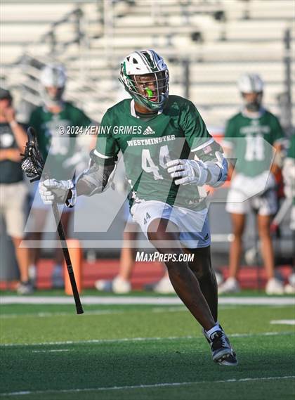 Thumbnail 2 in Wesleyan vs. Westminster (GHSA 1A-4A Championship) photogallery.