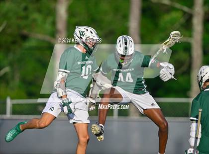 Thumbnail 2 in Wesleyan vs. Westminster (GHSA 1A-4A Championship) photogallery.