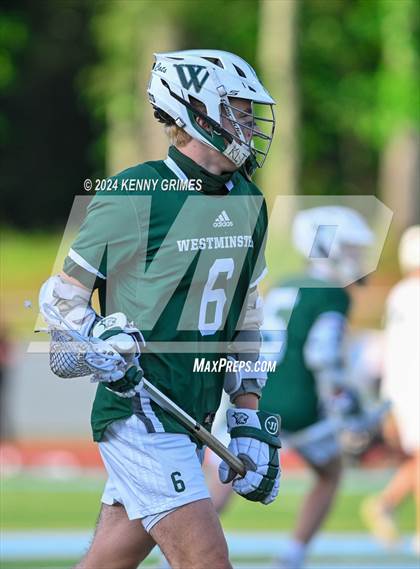 Thumbnail 2 in Wesleyan vs. Westminster (GHSA 1A-4A Championship) photogallery.