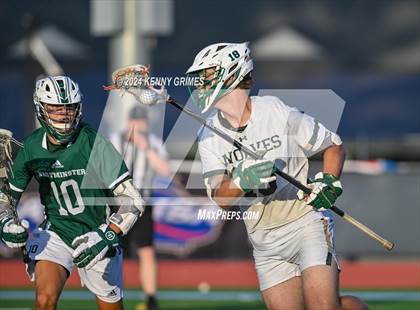 Thumbnail 2 in Wesleyan vs. Westminster (GHSA 1A-4A Championship) photogallery.
