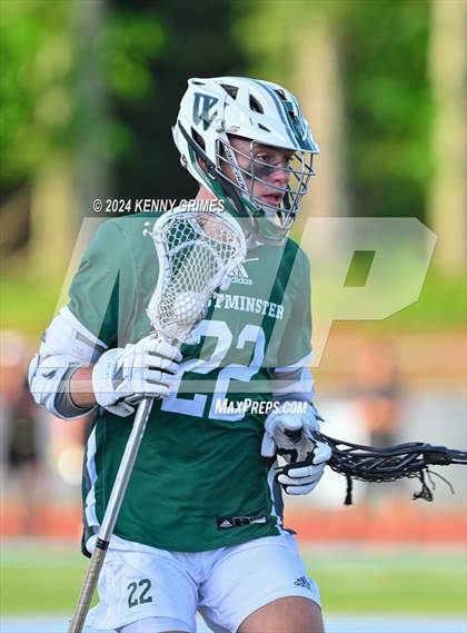Thumbnail 2 in Wesleyan vs. Westminster (GHSA 1A-4A Championship) photogallery.