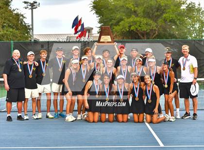 Thumbnail 2 in UIL 5A Girls Team Tennis Semifinals photogallery.