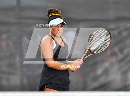 Thumbnail 2 in UIL 5A Girls Team Tennis Semifinals photogallery.