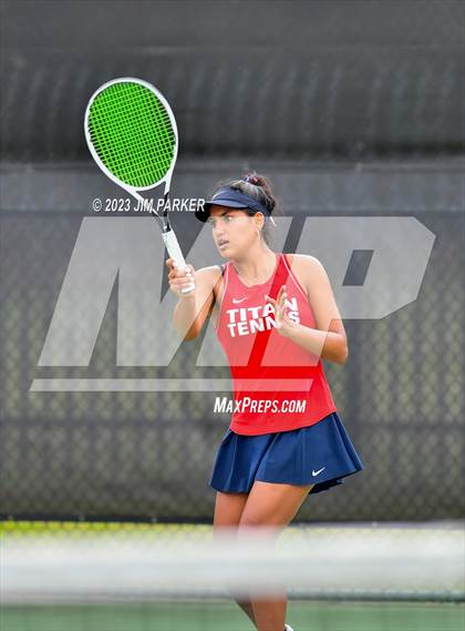 Thumbnail 1 in UIL 5A Girls Team Tennis Semifinals photogallery.