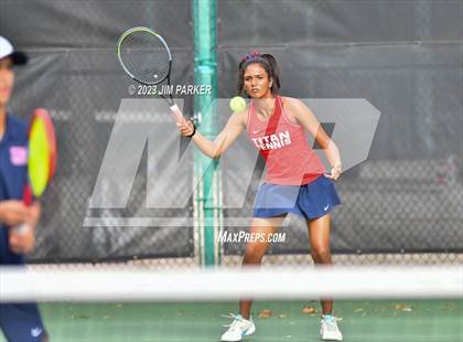 Thumbnail 2 in UIL 5A Girls Team Tennis Semifinals photogallery.