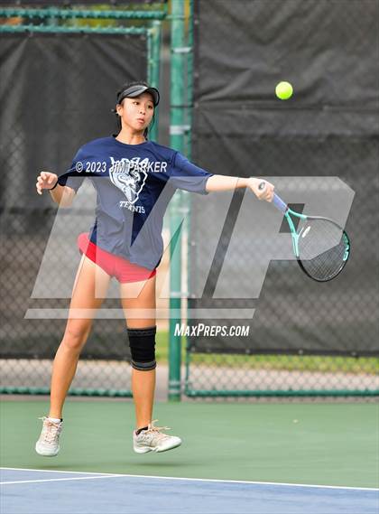 Thumbnail 3 in UIL 5A Girls Team Tennis Semifinals photogallery.