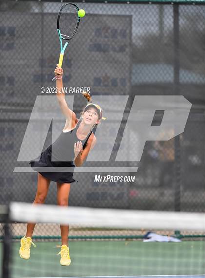 Thumbnail 3 in UIL 5A Girls Team Tennis Semifinals photogallery.