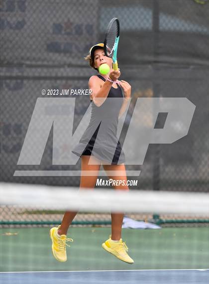 Thumbnail 1 in UIL 5A Girls Team Tennis Semifinals photogallery.