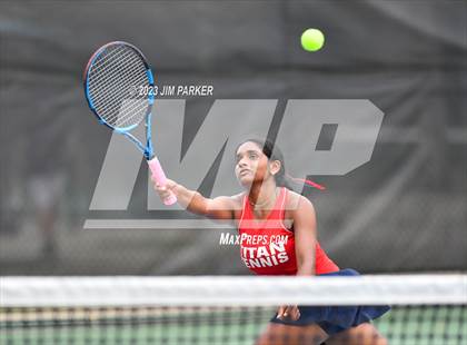 Thumbnail 3 in UIL 5A Girls Team Tennis Semifinals photogallery.