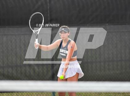 Thumbnail 3 in UIL 5A Girls Team Tennis Semifinals photogallery.