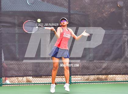 Thumbnail 2 in UIL 5A Girls Team Tennis Semifinals photogallery.