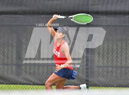 Thumbnail 3 in UIL 5A Girls Team Tennis Semifinals photogallery.