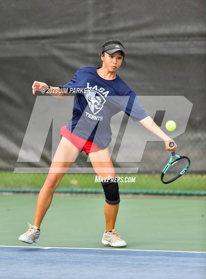 Thumbnail 3 in UIL 5A Girls Team Tennis Semifinals photogallery.