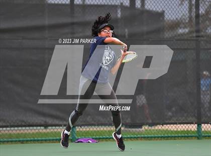 Thumbnail 2 in UIL 5A Girls Team Tennis Semifinals photogallery.