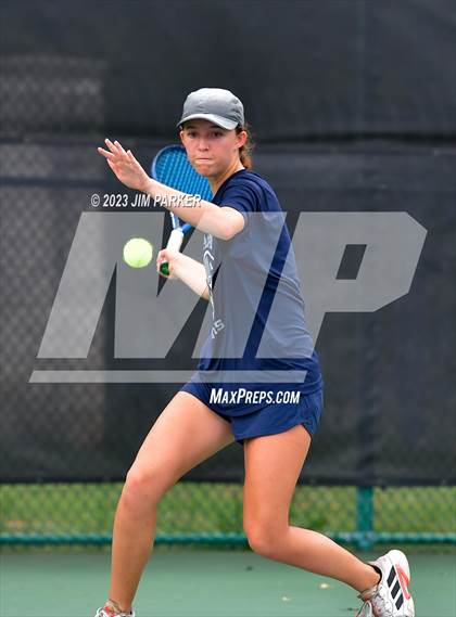 Thumbnail 3 in UIL 5A Girls Team Tennis Semifinals photogallery.