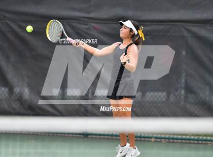 Thumbnail 2 in UIL 5A Girls Team Tennis Semifinals photogallery.