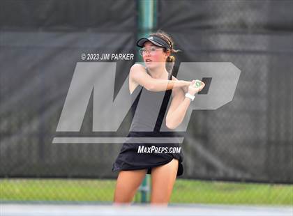 Thumbnail 3 in UIL 5A Girls Team Tennis Semifinals photogallery.