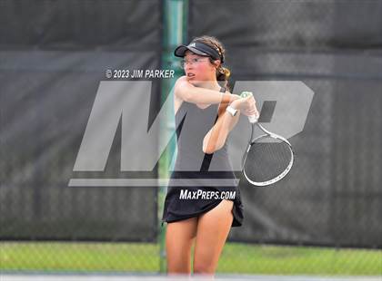 Thumbnail 2 in UIL 5A Girls Team Tennis Semifinals photogallery.