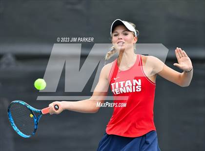 Thumbnail 1 in UIL 5A Girls Team Tennis Semifinals photogallery.