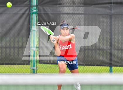 Thumbnail 2 in UIL 5A Girls Team Tennis Semifinals photogallery.