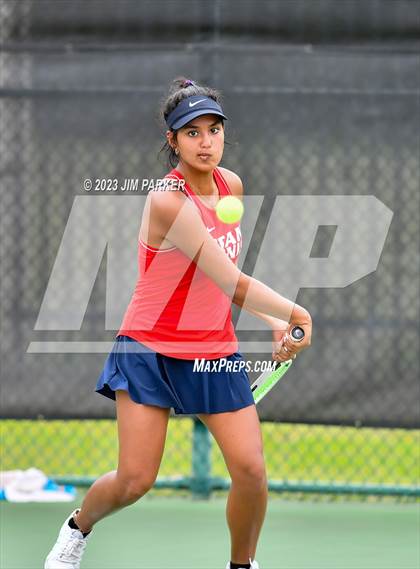 Thumbnail 1 in UIL 5A Girls Team Tennis Semifinals photogallery.