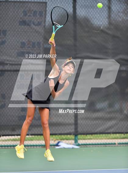 Thumbnail 2 in UIL 5A Girls Team Tennis Semifinals photogallery.