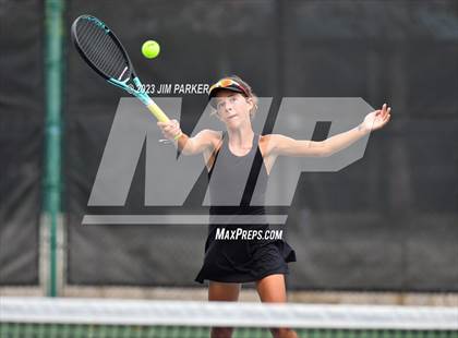 Thumbnail 3 in UIL 5A Girls Team Tennis Semifinals photogallery.