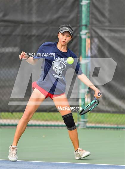Thumbnail 3 in UIL 5A Girls Team Tennis Semifinals photogallery.