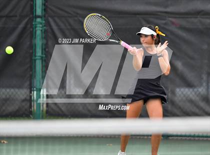Thumbnail 2 in UIL 5A Girls Team Tennis Semifinals photogallery.