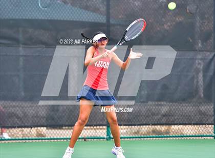 Thumbnail 3 in UIL 5A Girls Team Tennis Semifinals photogallery.