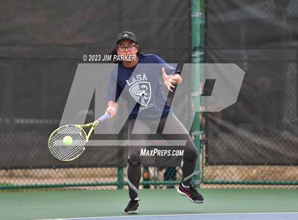 Thumbnail 3 in UIL 5A Girls Team Tennis Semifinals photogallery.