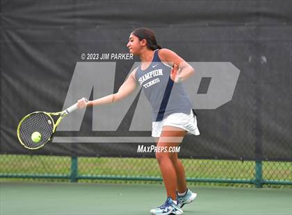 Thumbnail 2 in UIL 5A Girls Team Tennis Semifinals photogallery.