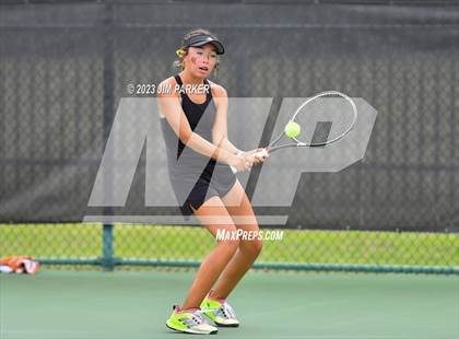 Thumbnail 2 in UIL 5A Girls Team Tennis Semifinals photogallery.