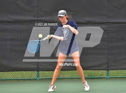 Thumbnail 2 in UIL 5A Girls Team Tennis Semifinals photogallery.