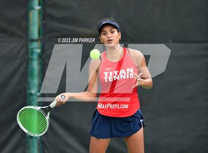 Thumbnail 1 in UIL 5A Girls Team Tennis Semifinals photogallery.