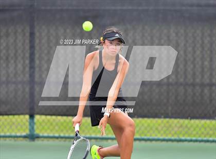 Thumbnail 3 in UIL 5A Girls Team Tennis Semifinals photogallery.