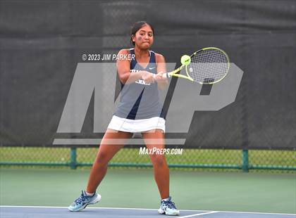 Thumbnail 3 in UIL 5A Girls Team Tennis Semifinals photogallery.