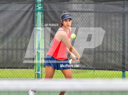 Thumbnail 2 in UIL 5A Girls Team Tennis Semifinals photogallery.