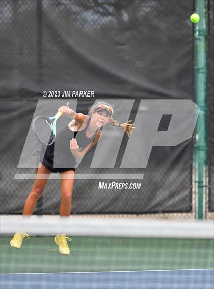 Thumbnail 2 in UIL 5A Girls Team Tennis Semifinals photogallery.