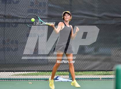Thumbnail 2 in UIL 5A Girls Team Tennis Semifinals photogallery.