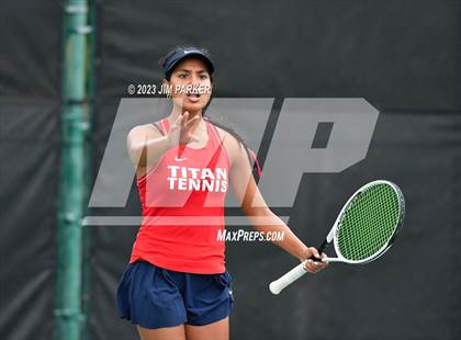Thumbnail 3 in UIL 5A Girls Team Tennis Semifinals photogallery.