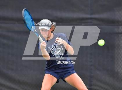 Thumbnail 3 in UIL 5A Girls Team Tennis Semifinals photogallery.