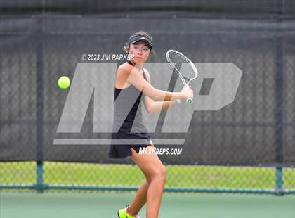 Thumbnail 3 in UIL 5A Girls Team Tennis Semifinals photogallery.