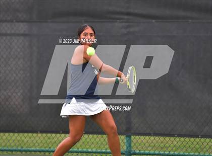 Thumbnail 2 in UIL 5A Girls Team Tennis Semifinals photogallery.