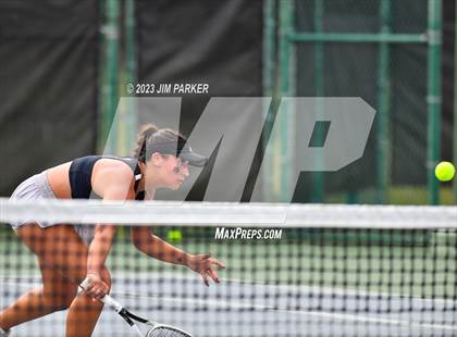 Thumbnail 2 in UIL 5A Girls Team Tennis Semifinals photogallery.