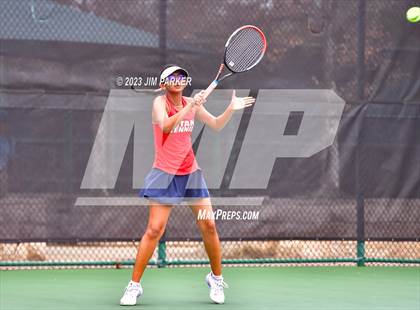 Thumbnail 3 in UIL 5A Girls Team Tennis Semifinals photogallery.