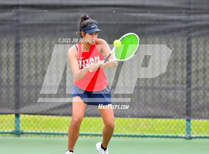 Thumbnail 3 in UIL 5A Girls Team Tennis Semifinals photogallery.